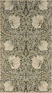 Pimpernel tapéta, 1876, gyártó: Jeffrey & Co, Islington,